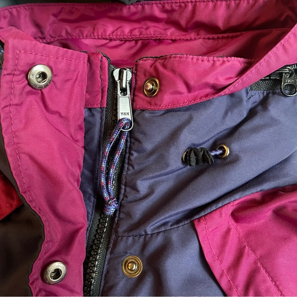 Vintage Columbia Women’s Large Pink and Purple Hooded Ski Jacket - Picture 5 of 14